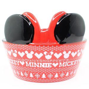 Disney Christmas Minnie Mouse Pet Bowl